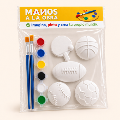 Kit creativo de figuras para pintar – Deportes